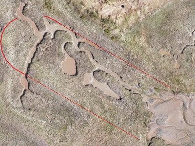 Last October, archaeologists discovered the mud dock where the HMS Beagle was dismantled by using specialized drone photography