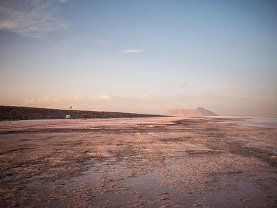 Iran's Lake Urmia, once one of the largest saltwater lakes in the world, is vanishing due to climate change.