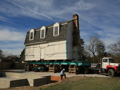 Crews carefully relocated the building to Colonial Williamsburg, a living history museum roughly half a mile away.