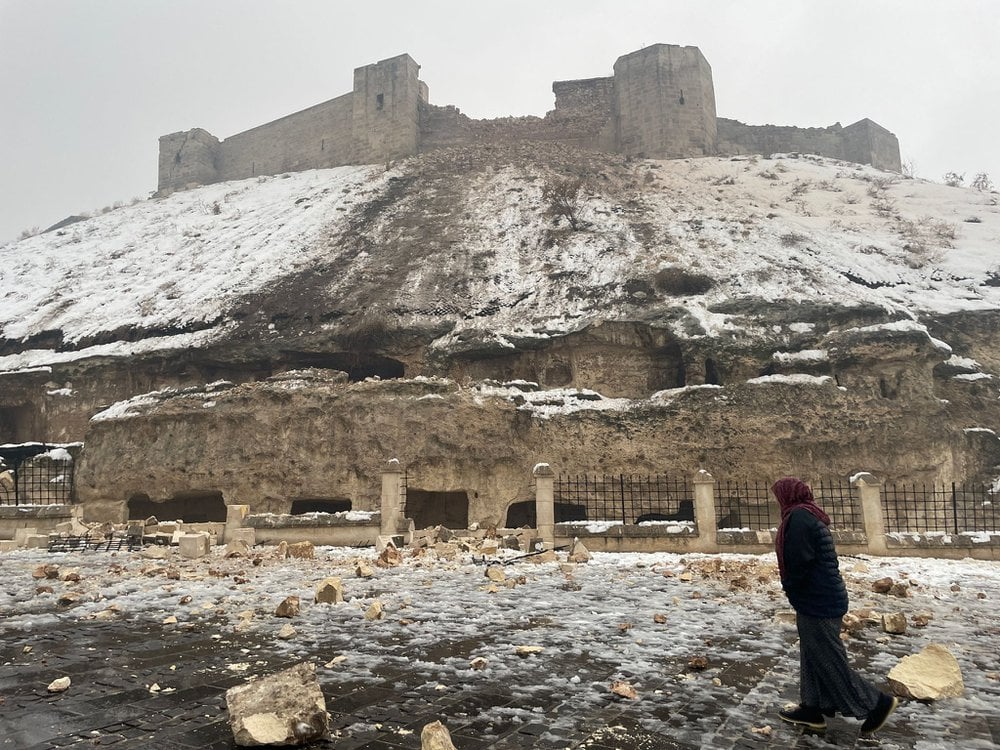 Damaged Gaziantep Castle
