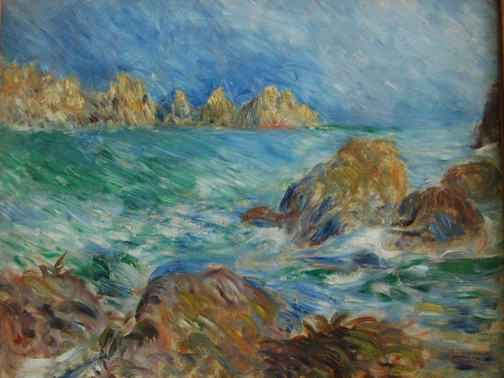 Marine Guernesey by Pierre-Auguste Renoir