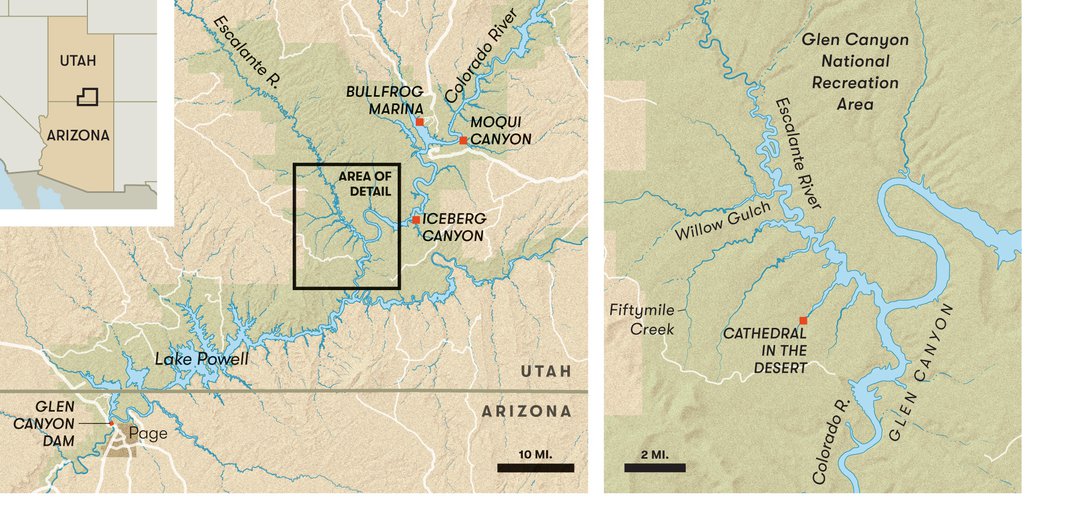 Map of the Glen Canyon Region
