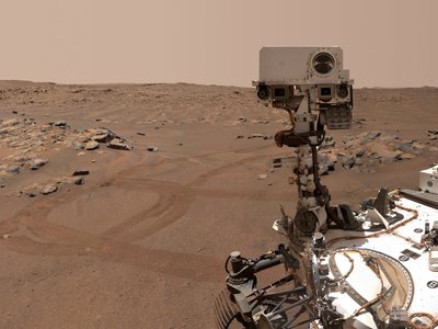 NASA&#39;s Perseverance rover takes a selfie on September 10, 2021.