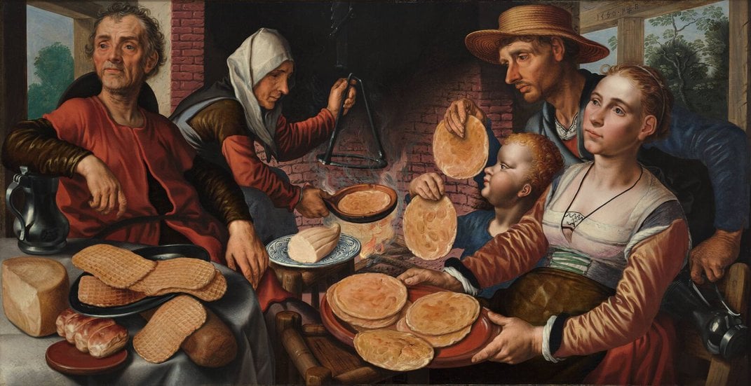 Pieter Aertsen, The Pancake Bakery