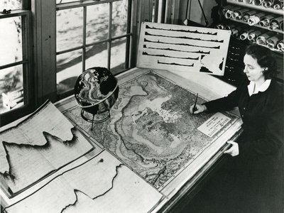 Marie Tharp's map helped vindicate plate tectonics, but her work was initially dismissed as 
