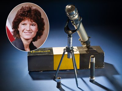 This Bushnell telescope allowed Sally Ride to gaze at her favorite constellation, Orion, and envision her future as an astronaut.&nbsp;