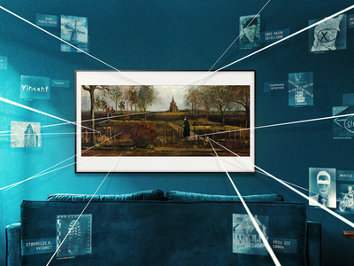 The online exhibition "Missing Masterpieces" highlights 12 works of art that have been stolen or gone missing over the years. Pictured here: Vincent van Gogh's The Parsonage Garden at Nuenen in Spring (1884), which was stolen from a museum in the Netherlands in March at the beginning of the Covid-19 lockdown.